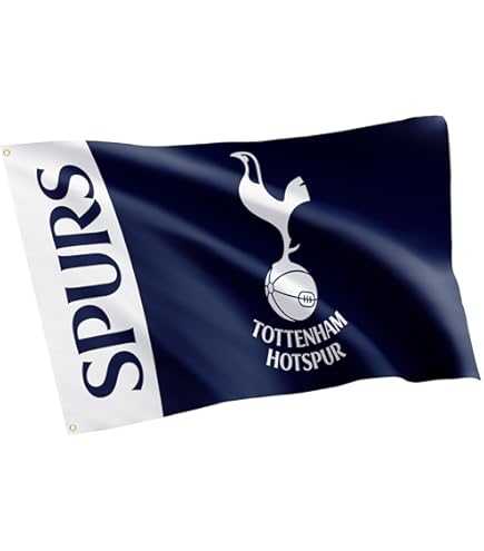 Amazon.com : Tottenham Hotspur F.C. Flag CC, White, 5x3